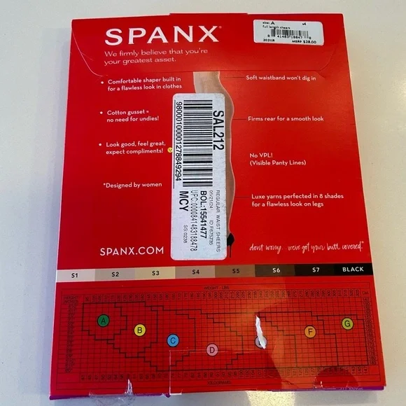 SPANX Firm Believer Sheers, Shade S4, Size A - Picture 2 of 8